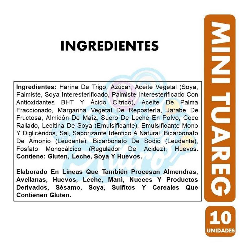Galletas Mini Tuareg - Galletas Para Colación (pack De 10u)