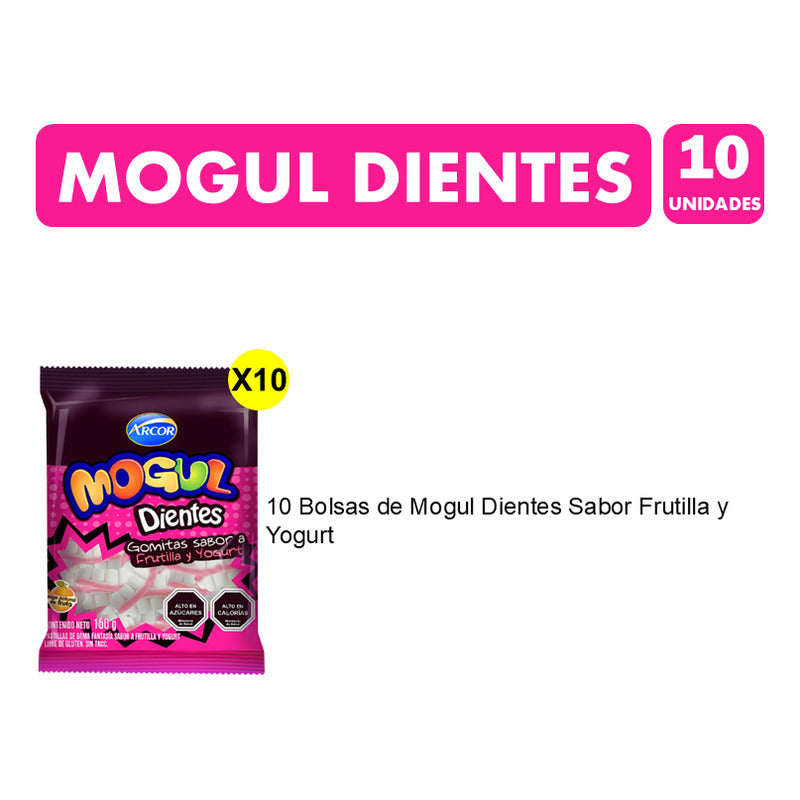 Dulces Para Halloween - Gomitas Mogul Dientes (pack 10 Uni)