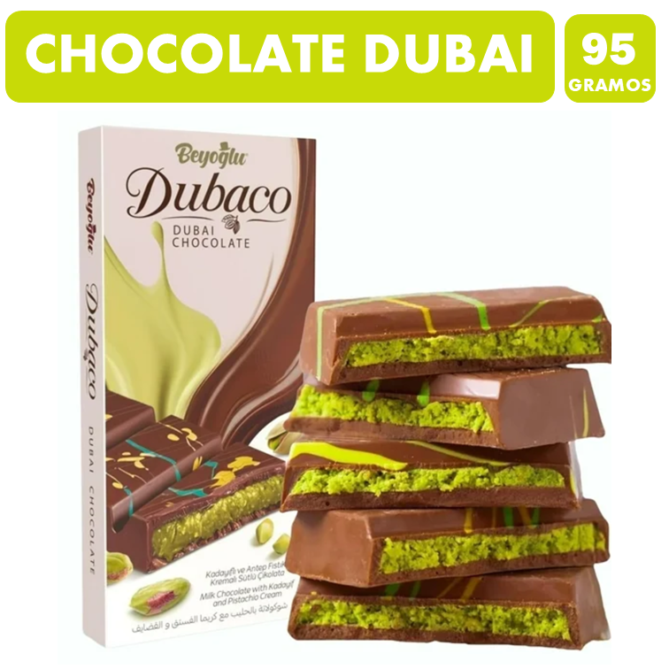 PREVENTA Chocolate Dubai - Chocolate Viral (Tableta de 95gr) - ENTREGA DESDE 31 DE AGOSTO